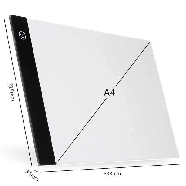 Planet Gates No Dimming Digital Graphic Tablet A4 LED Artist Thin Art Stencil Drawing Board Light Box Tracing Writing Portable Electronic Tablet Pad