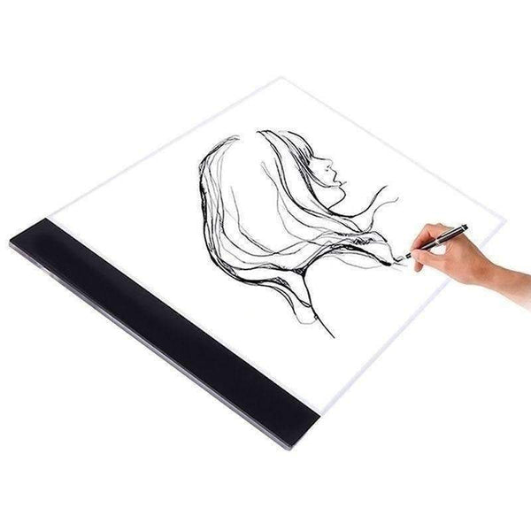 Planet Gates No Dimming Digital Graphic Tablet A4 LED Artist Thin Art Stencil Drawing Board Light Box Tracing Writing Portable Electronic Tablet Pad