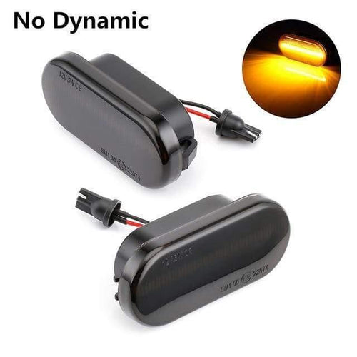 Planet Gates No Dynamic 2pieces Led Dynamic Side Marker Turn Signal Light For Volkswagen VW Bora Golf 3 4 Passat 3BG Polo SB6 SEAT Ibiza Leon Skoda Ford