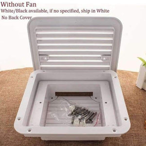 Planet Gates No Fan no back cover Premintehdw RV Side Wall Air Vent Grille Outlet  Fan Travel Trailer