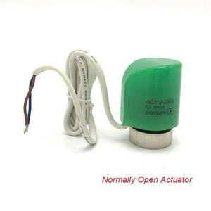 Planet Gates NO green AC 230V NO NC Under Flooring Heating System Water Heating Normally Closed Open Heating Actuator