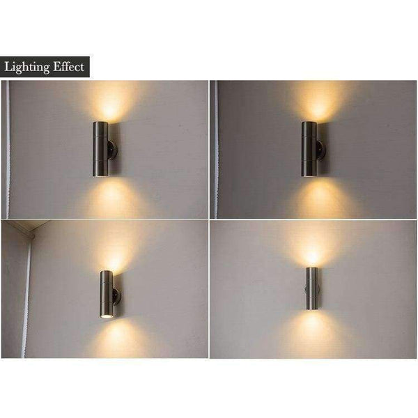 Planet Gates No include bulb ZMJUJA Outdoor IP65 Wall Lamp Bathroom 10W SMD AC 220V 240V 110V Wall sconces Light With Indoor wall lighting