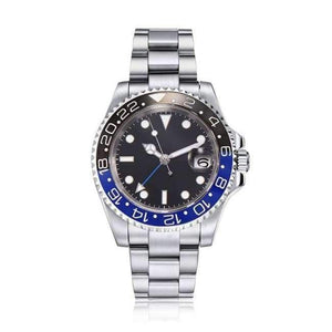 Planet Gates no logo1 Parnis 40mm Mechanical Watches GMT Sapphire Crystal Man Watch 2018 Diver Watch Automatic relogio masculino Role Luxury Watch Men
