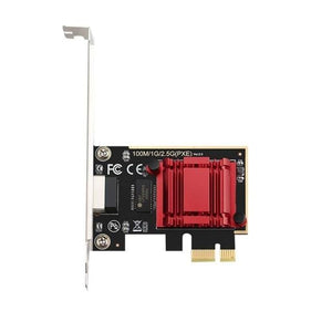 Planet Gates No Low Bracket TXA092 PCIE Card 2.5Gbps Gigabit Network Card 10/100/1000Mbps RTL8125b RJ45 Ethernet Network Card PCI-E Network Adapter