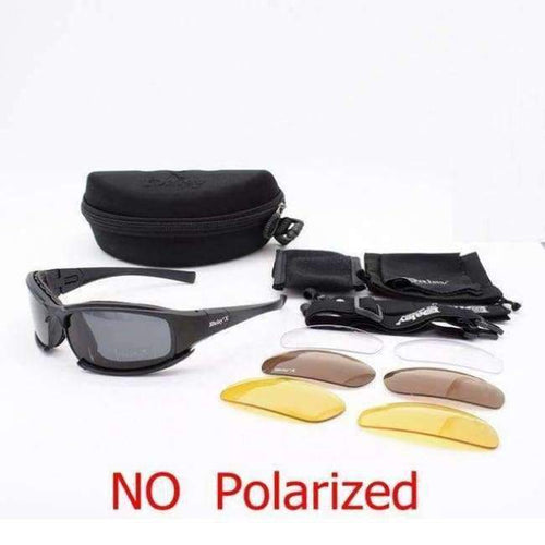 Planet Gates no polarized Camouflage X7 C5 Men's Polarized Glasses Military Shooting Hunting Goggles 4 Lens Kit Sunglasses Men Hiking