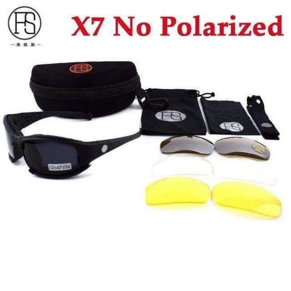 Planet Gates No Polarized X7 Goggles Sport Polarized Sunglasses C6 Shooting Safety Glasses Outdoor Hunting Airsoftsports Glasses Cycling Eyewear