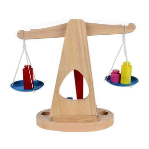 Planet Gates no retail box BOHS Wooden Toy Store Balance Scale with Weight for Children Kitchen Pretend Play Basic Life Skills Early Learning Toys