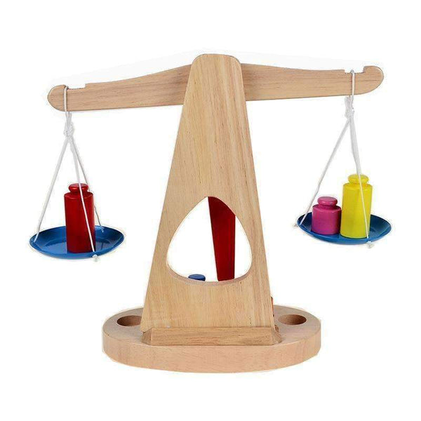 Planet Gates no retail box BOHS Wooden Toy Store Balance Scale with Weight for Children Kitchen Pretend Play Basic Life Skills Early Learning Toys
