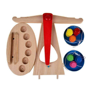 Planet Gates no retail box BOHS Wooden Toy Store Balance Scale with Weight for Children Kitchen Pretend Play Basic Life Skills Early Learning Toys