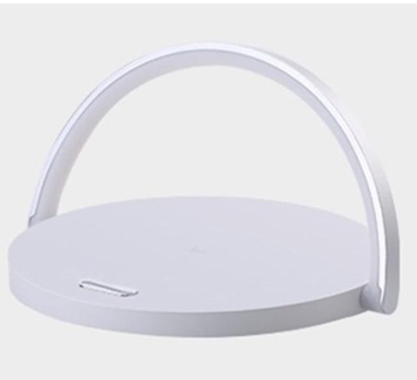 Planet Gates no speaker white Wireless Charger Bluetooth Speaker for iPhone 13 12 11 X Wooden Table Lamp High Power Mobile Phone Stand Present Fast Charging