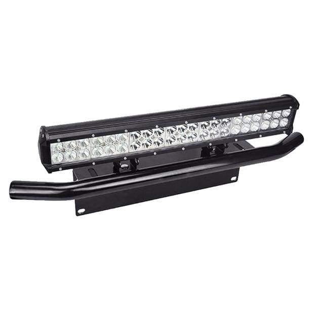 Planet Gates LED 20inch 126w 12V LED Light Bar License Plate Bracket Bull Bar IP67 Combo Beam Straight Car Offroad 4x4 for Jeep ATV