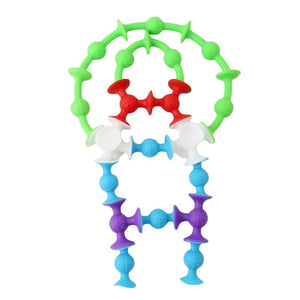 Planet Gates Non-woven bag pack Villain Shape Assembled Sucker Suction Cup Educational Building Block Toy Girl & Boy Kids Gifts Fun Game