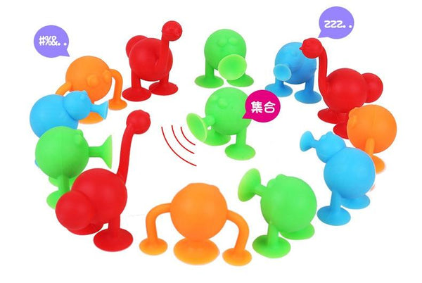 Planet Gates Non-woven bag pack Villain Shape Assembled Sucker Suction Cup Educational Building Block Toy Girl & Boy Kids Gifts Fun Game