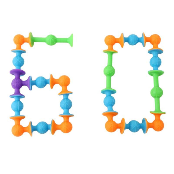 Planet Gates Non-woven bag pack Villain Shape Assembled Sucker Suction Cup Educational Building Block Toy Girl & Boy Kids Gifts Fun Game