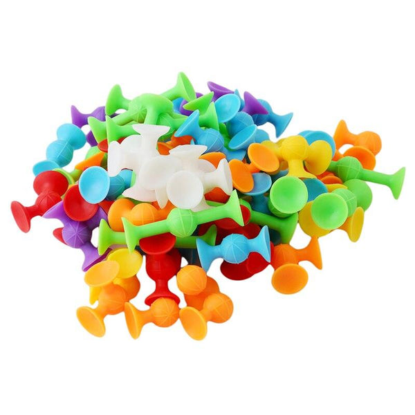 Planet Gates Non-woven bag pack Villain Shape Assembled Sucker Suction Cup Educational Building Block Toy Girl & Boy Kids Gifts Fun Game