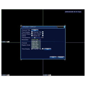 Planet Gates None / EU Plug / NTSC Security Camera System 4 Channel DVR 1080N AHD Home Surveillance System 4 HD 720P Night vision 2000TVL Waterproof Camera