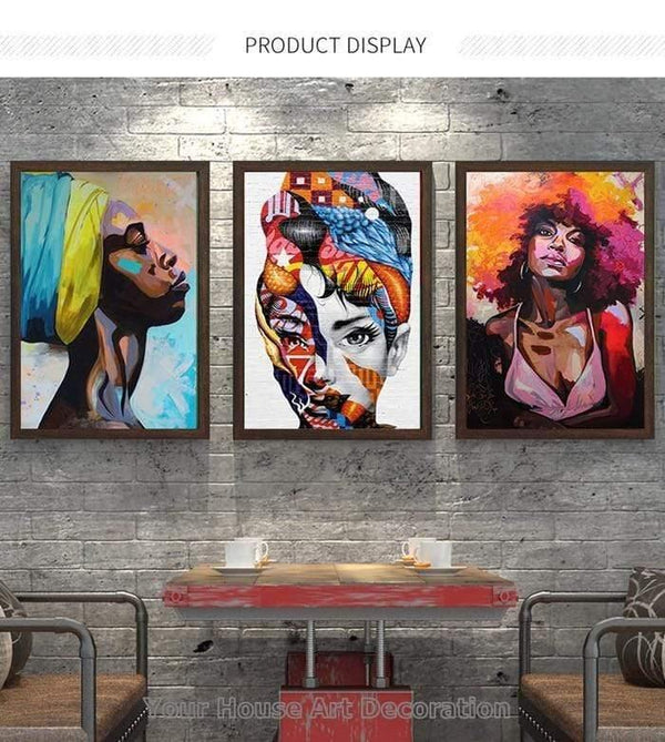 Nordic Canvas Painting Fashion Sex Figure Picture Wall Art Home Decor Poster Living Room Girl Bedroom Abstract Art Oil Painting