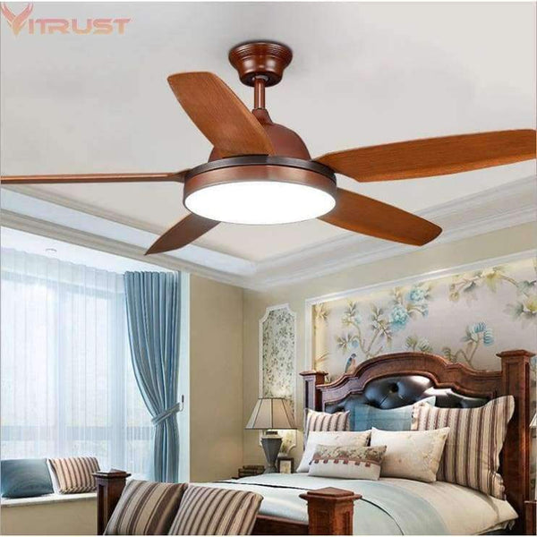 Planet Gates Nordic Ceiling fan Lights 56in LED Lighting Living Bedroom Dining Ventilateur Plafond Lumiere Ventilador de techo Remote Control