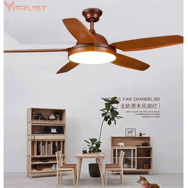 Planet Gates Nordic Ceiling fan Lights 56in LED Lighting Living Bedroom Dining Ventilateur Plafond Lumiere Ventilador de techo Remote Control