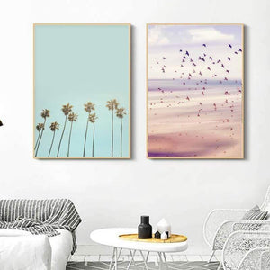 Planet Gates Nordic Simple Abstract Fish Group Posters and Prints Wall Art Print Canvas Painting Decorative Picture for Living Room Minimalis