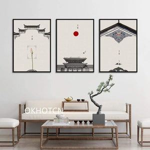 Planet Gates Nordic Simple Abstract Fish Group Posters and Prints Wall Art Print Canvas Painting Decorative Picture for Living Room Minimalis