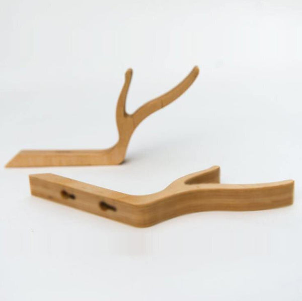Nordic Style David's Deer Solid Rubber Wood Clothes Hook Keys holder Cupboard Handle Door Pull Handles Entryway Wood Hook