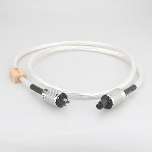 Planet Gates Nordost odin 7N silver plated Supreme Reference Power Cable with Carbon fiber US power plug
