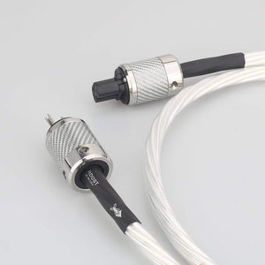 Planet Gates Nordost odin 7N silver plated Supreme Reference Power Cable with Carbon fiber US power plug