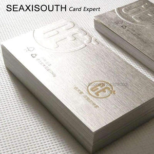 Planet Gates normal print High-end specialty paper custom business cards print Jazz metal platinum / 260g