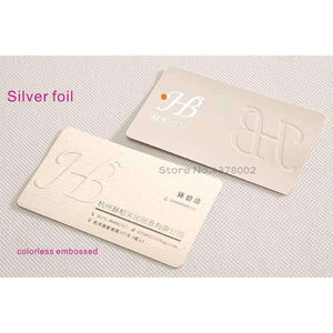 Planet Gates normal print High-end specialty paper custom business cards print Jazz metal platinum / 260g