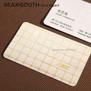 Planet Gates normal print High-end specialty paper custom business cards print Jazz metal platinum / 260g