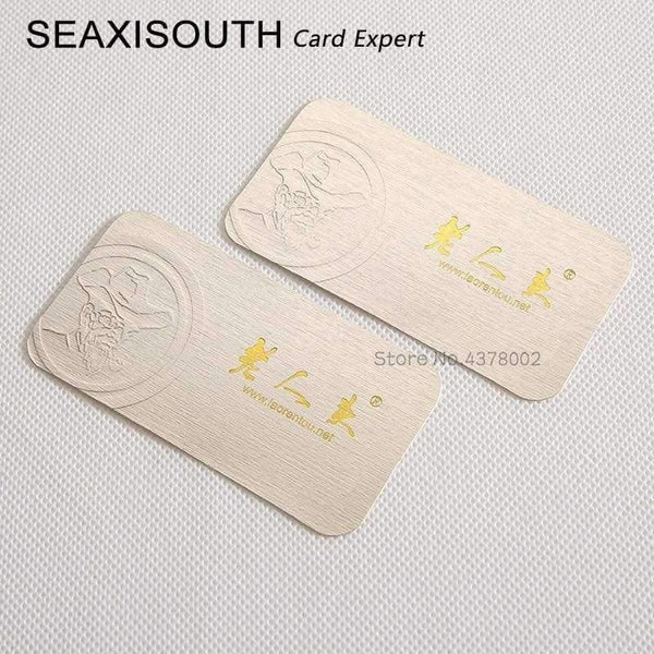 Planet Gates normal print High-end specialty paper custom business cards print Jazz metal platinum / 260g