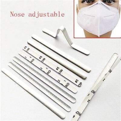 Planet Gates nose adjustable / 5mm / 20pcs 100Pcs Mask Sewing Elastic Band Cord With Adjustable Buckle Stretchy Mask Earloop Lanyard Earmuff Rope DIY Making Supplies