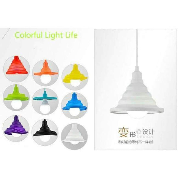 Planet Gates Novelty Colorful Silicone Gel Pendant lights Cover Bar Restaurant Bedrooms Large Shopping mall E27 Art Chandeliers Shades