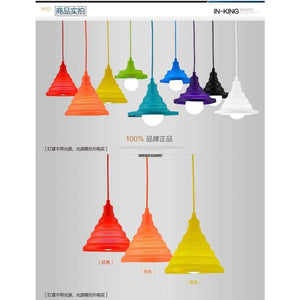 Planet Gates Novelty Colorful Silicone Gel Pendant lights Cover Bar Restaurant Bedrooms Large Shopping mall E27 Art Chandeliers Shades