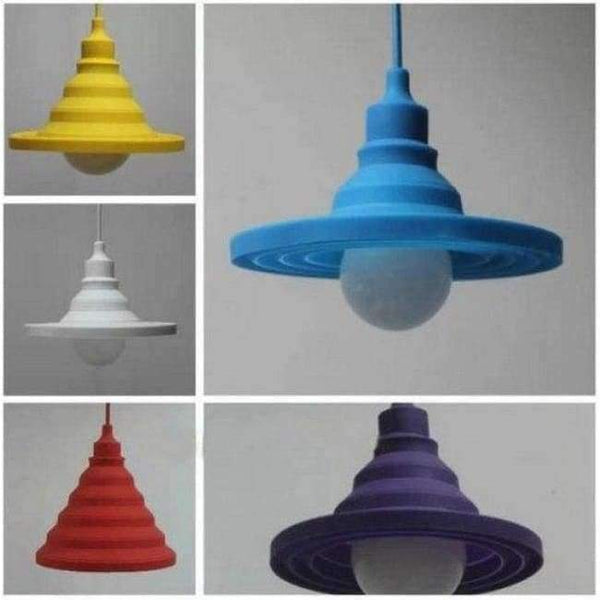 Planet Gates Novelty Colorful Silicone Gel Pendant lights Cover Bar Restaurant Bedrooms Large Shopping mall E27 Art Chandeliers Shades