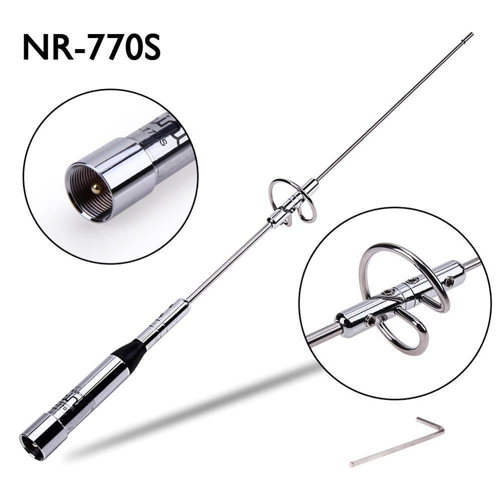 Planet Gates NR-770S 2m/70cm amateur bands VHF/UHF 100W Car Mobile Ham Radio Antenna for Auto Replacement Parts car-styling