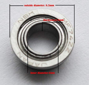 Planet Gates NSK bearing BassLegend - 1 set Fishing SIC Line Thread Guide Roller+ ball bearing For Spinner Reel