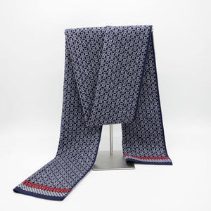 Planet Gates NSQNGblack / AS picture Men's Winter Cotton Scarf Luxury Brand Design Shawls Fashion Designer Thick Wraps Men business