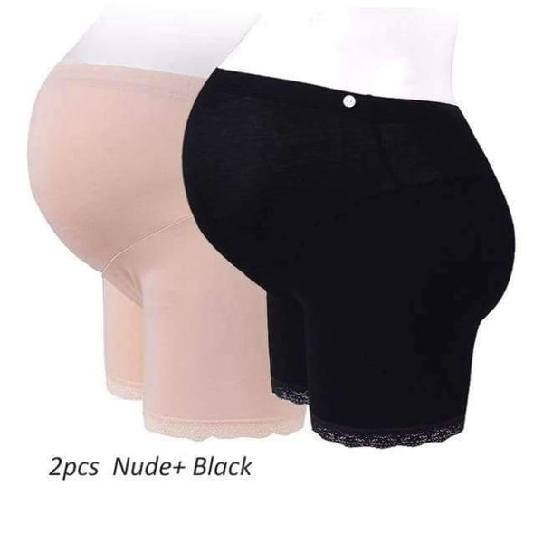 Planet Gates Nude and Black Maternity panties High Waist Security pants prevent wardrobe malfunction Belly care intimates Pregnant underwear Safety pants