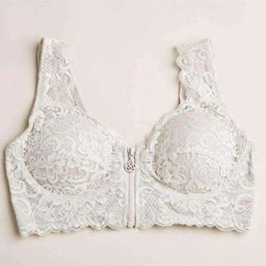 Planet Gates Nude / L(75A 75B 75C 75D) 2018 BH med lynlås foran til kvinder uden kant, stor brystvisning, lille, tynd, vestlignende BH, komfortabel sove-BH, plus size