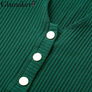 Planet Gates nude / S Knitted sexy bodycon bodysuit Women jumpsuit romper button fitness short Holiday long sleeve winter slim bodysuit 2018