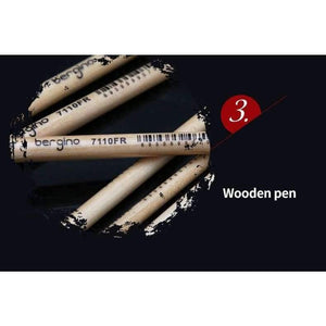 Planet Gates number 1 Master Bristle Nail Round Oil Painting Brush Solid Wood Pole Artist Oil Acrylic Paint Brushes  Art Supplies 7110FR