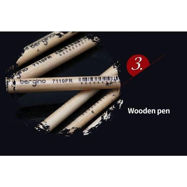 Planet Gates number 1 Master Bristle Nail Round Oil Painting Brush Solid Wood Pole Artist Oil Acrylic Paint Brushes  Art Supplies 7110FR