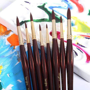 Planet Gates Number 10 Professional Watercolor Paint Brush Nylon Hair Pointed Watercolor Oil Acrylic Painting Brush For Artist Art Supplies 730