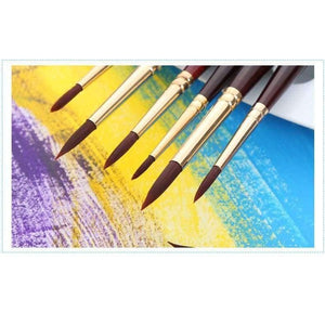 Planet Gates Number 10 Professional Watercolor Paint Brush Nylon Hair Pointed Watercolor Oil Acrylic Painting Brush For Artist Art Supplies 730