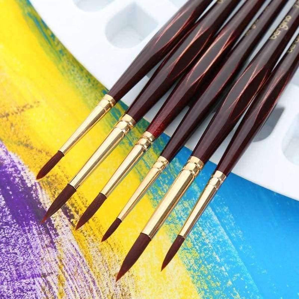 Planet Gates Number 10 Professional Watercolor Paint Brush Nylon Hair Pointed Watercolor Oil Acrylic Painting Brush For Artist Art Supplies 730