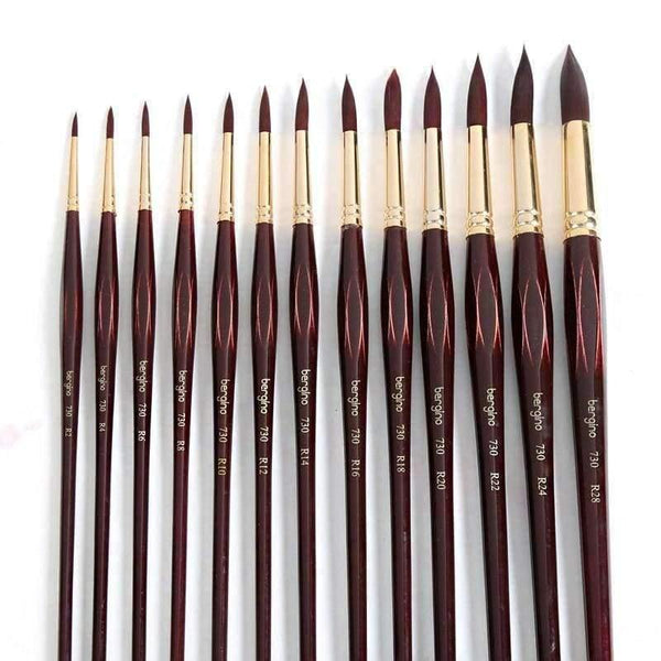 Planet Gates Number 10 Professional Watercolor Paint Brush Nylon Hair Pointed Watercolor Oil Acrylic Painting Brush For Artist Art Supplies 730