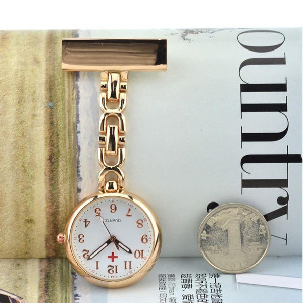 Planet Gates Nurse Watch Brooch Hanging Watches  Nurse Japan Quartz Movement Men Women Steel Pocket Watch relogio