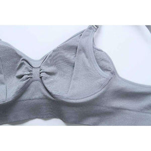 Planet Gates Nursing Bra Pregnant Women Quick Release Breastfeeding Bra Prevention Sagging Bras Underwear Plus Size